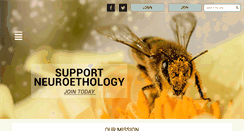 Desktop Screenshot of neuroethology.org